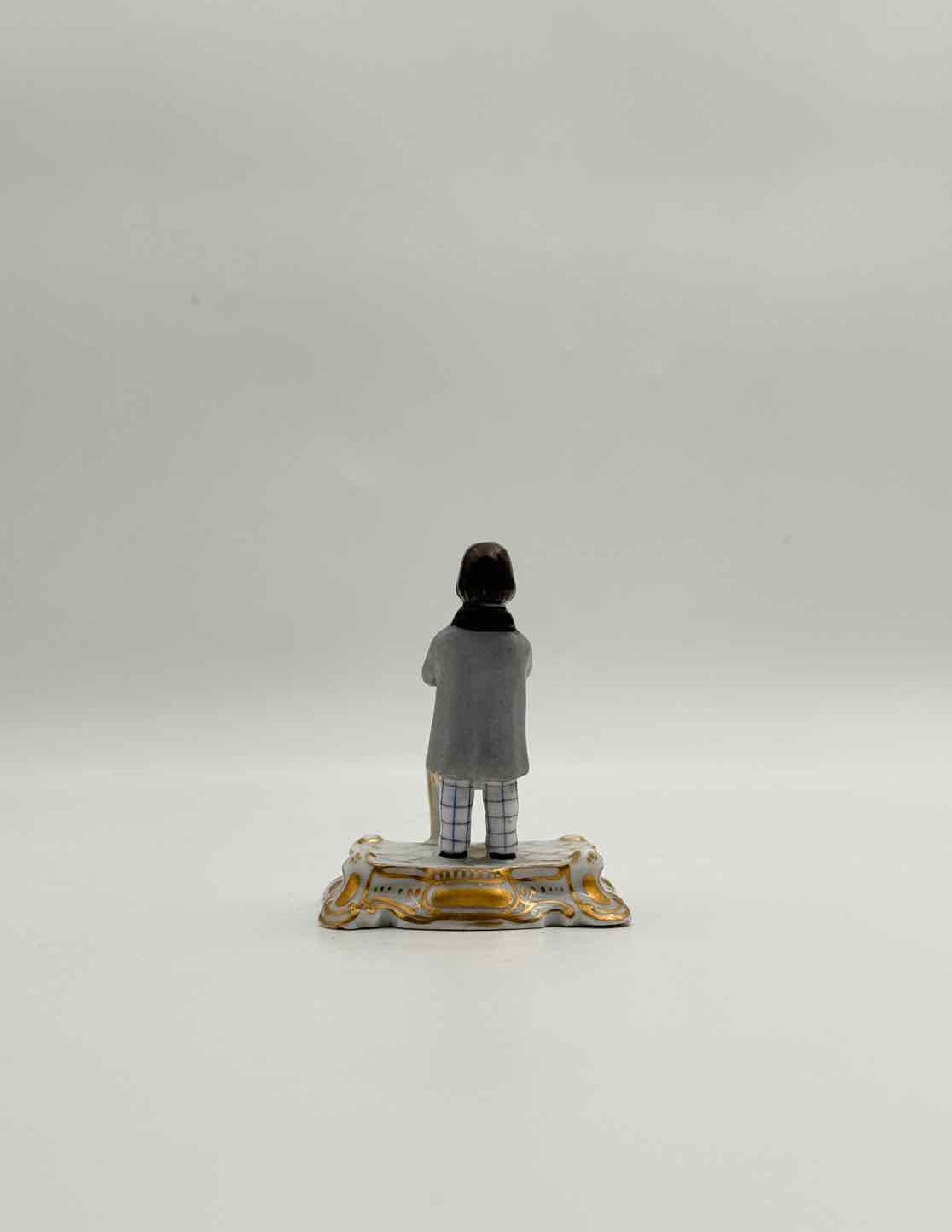 Antique French Porcelain Gentleman Figurine Choisy le Roi Miniature