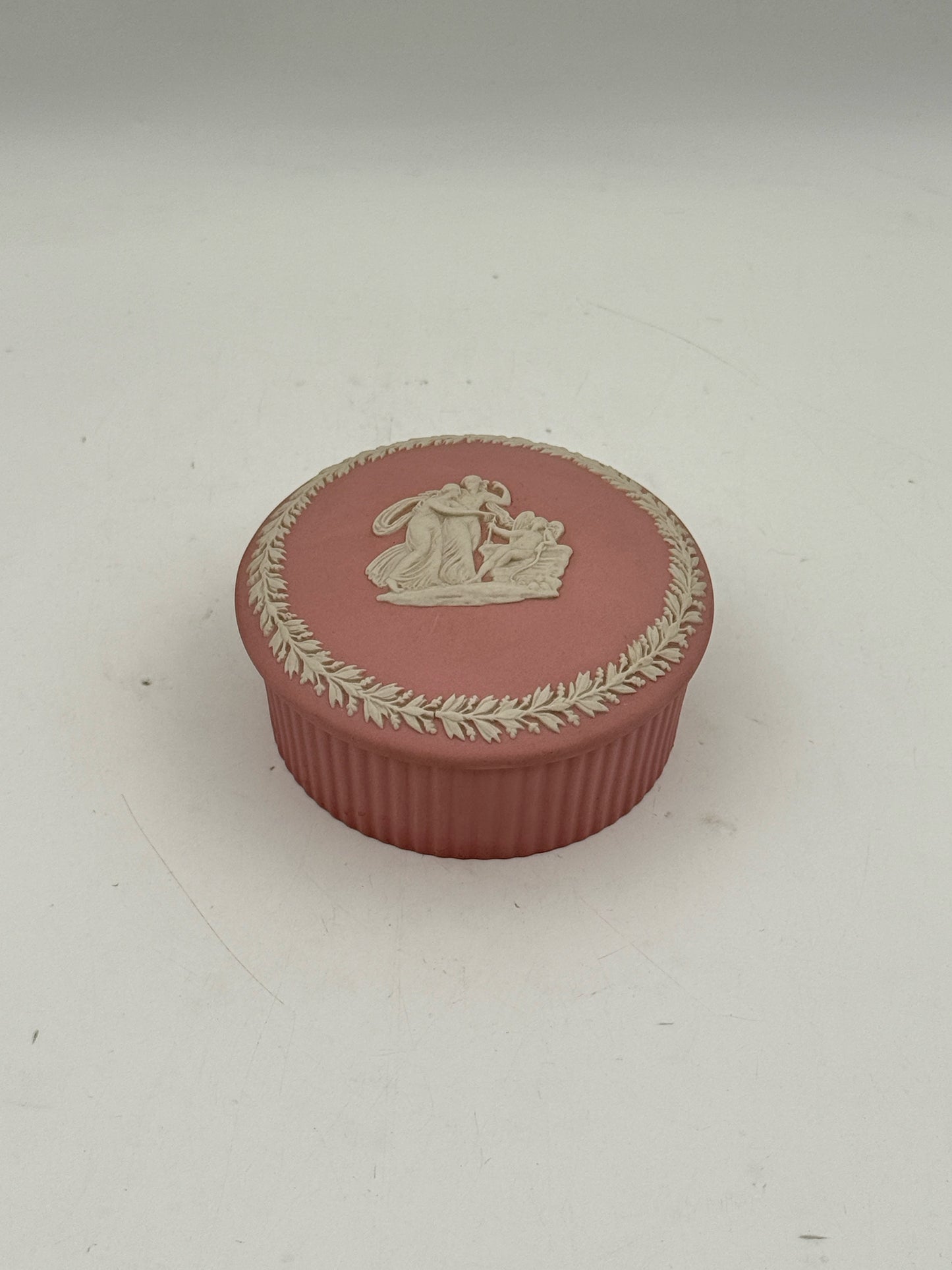 Wedgwood Pink Covered Bowl