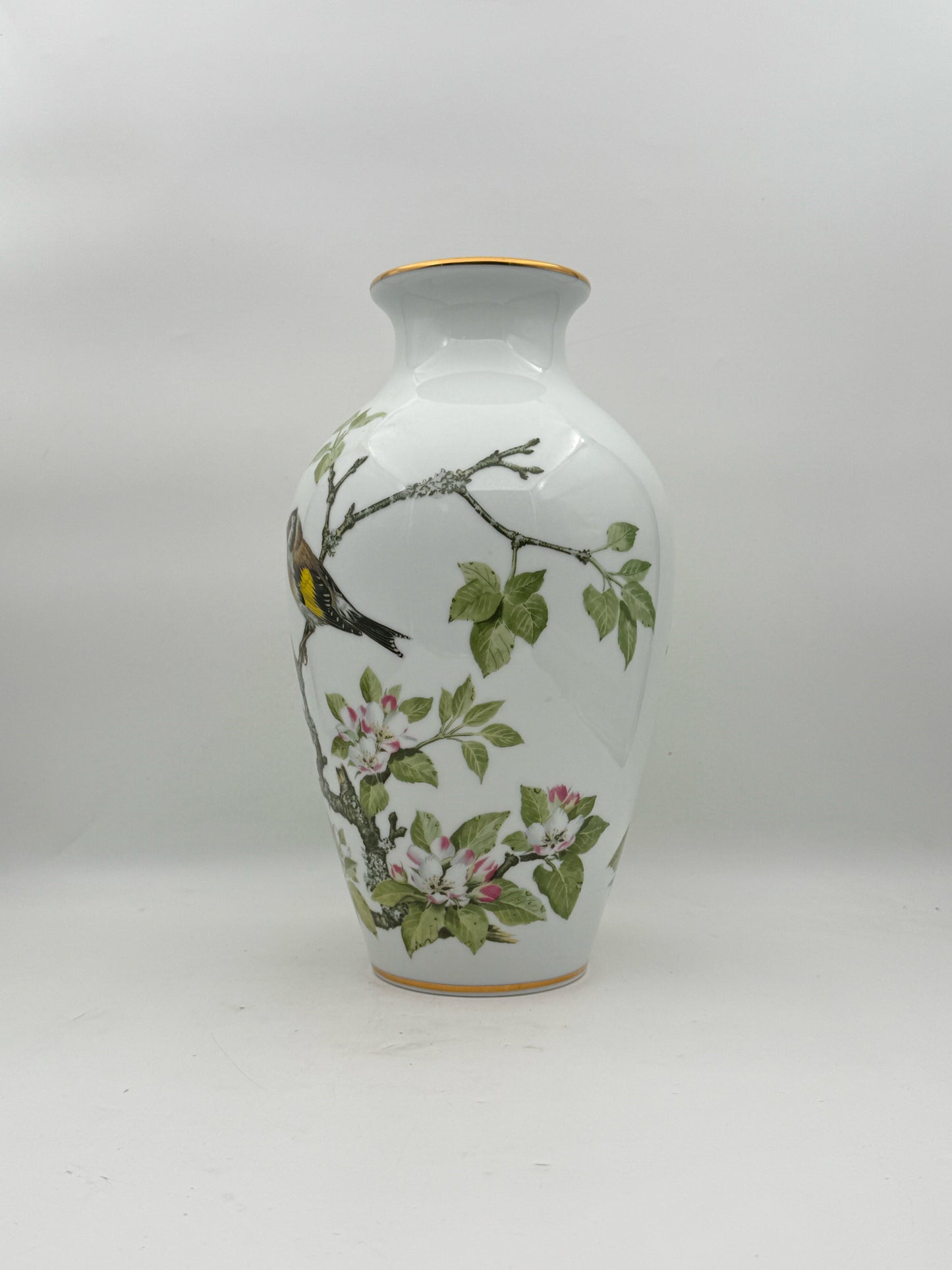 Franklin Porcelain "The Woodland Bird Vase"