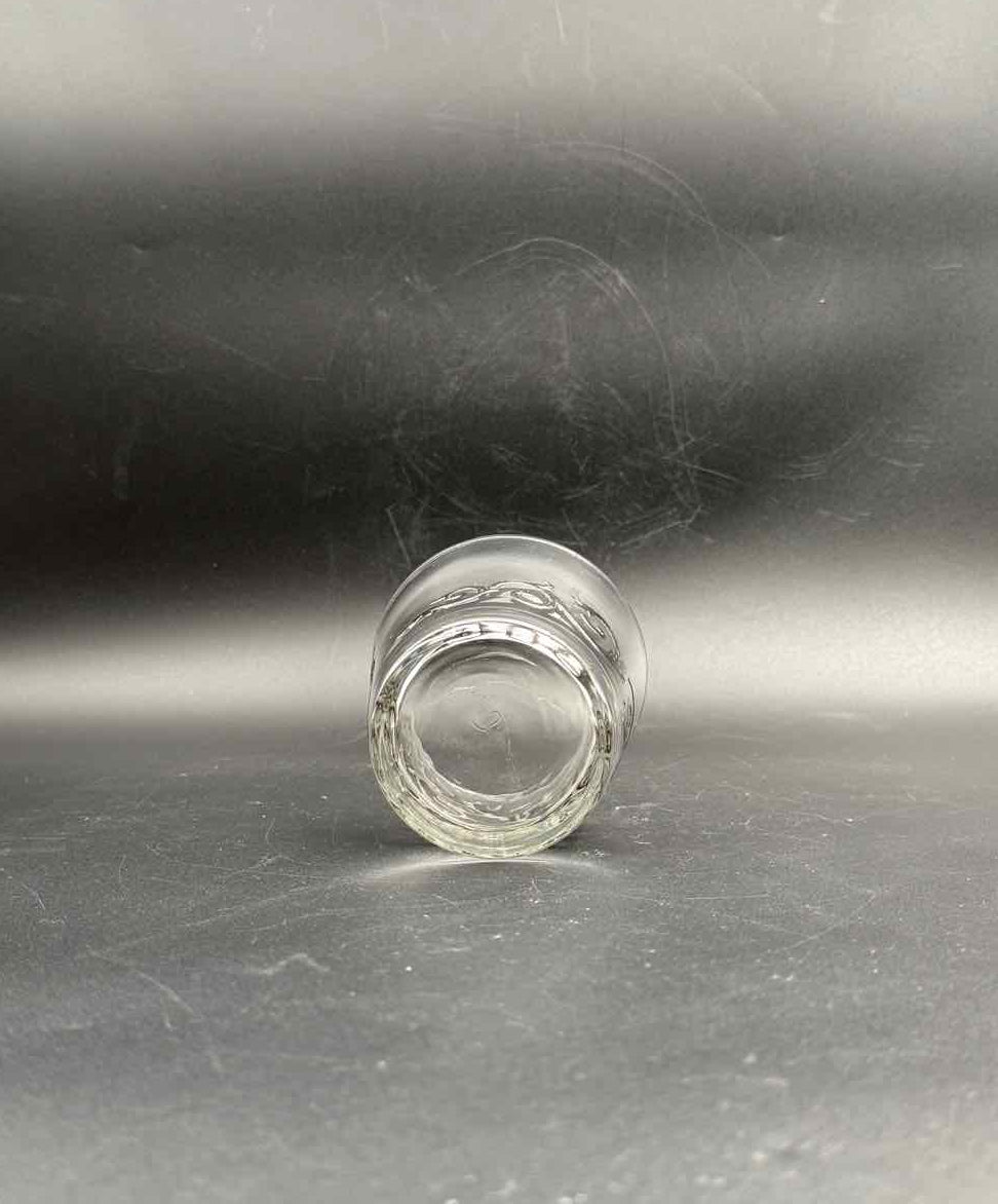 Vintage Libbey Lowball Glasses Scroll Overlay Set of 6 Barware