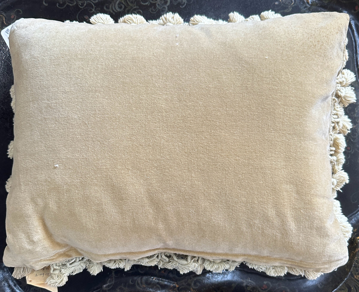 HKH California Wool Needlepoint Puppy Pillow