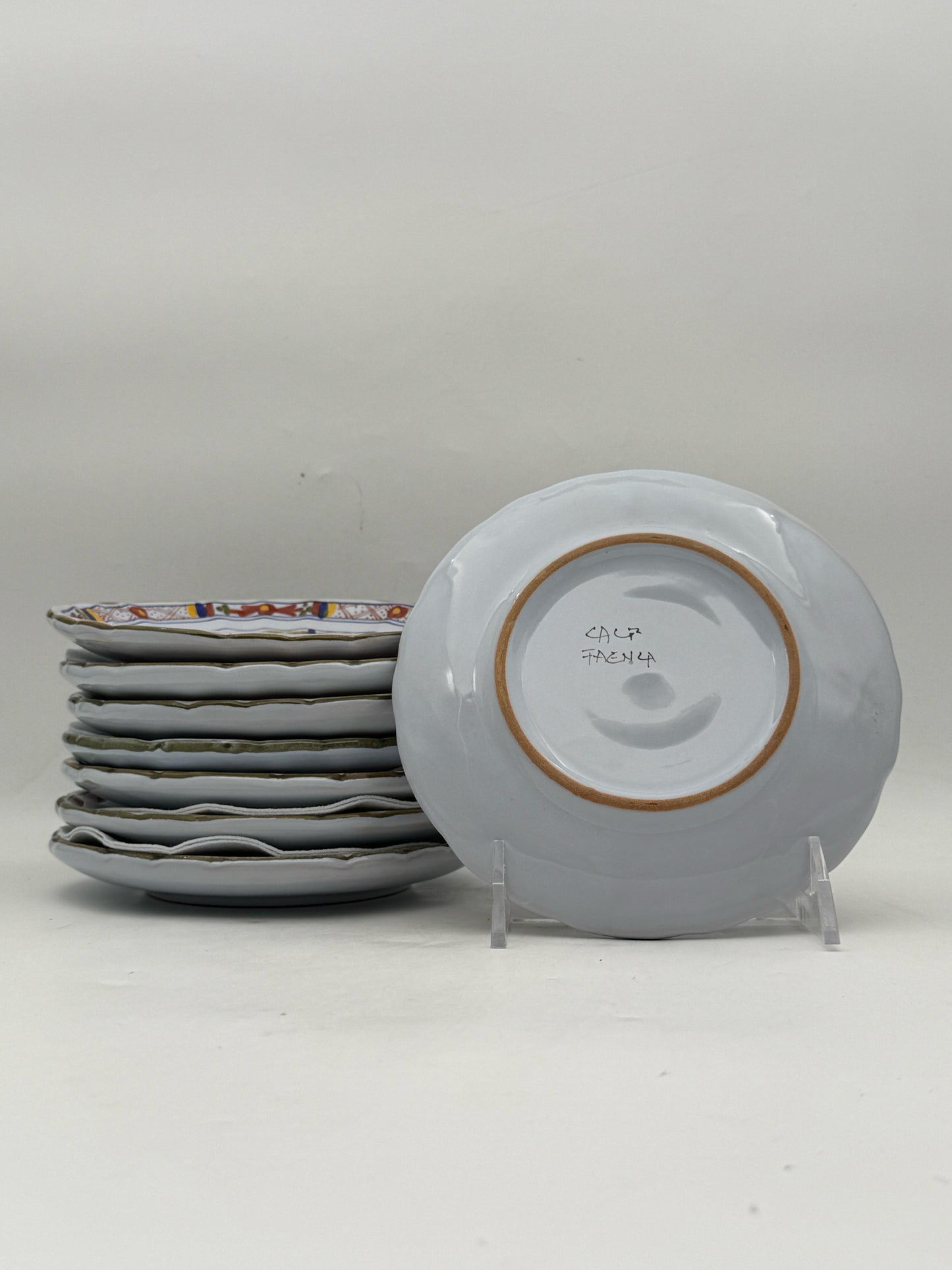 Sigma Blue Carnation 8 Person Dinnerware Set- 48 Pieces