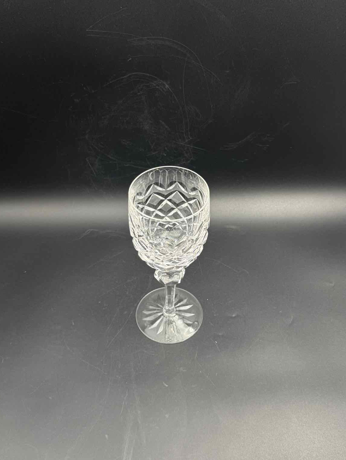Waterford Crystal Powerscourt Claret Wine Glasses Set of Six Ireland