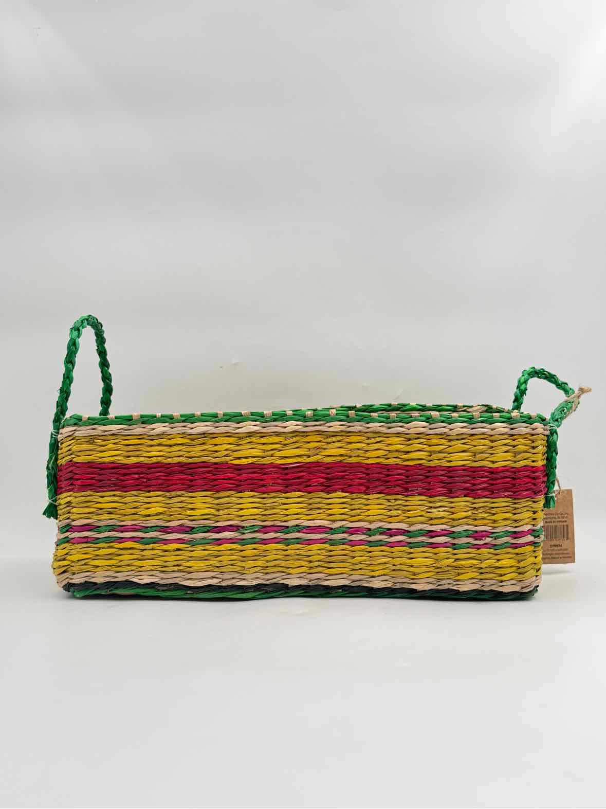 Seagrass Basket with Handles Made in Vietnam Woven Storage