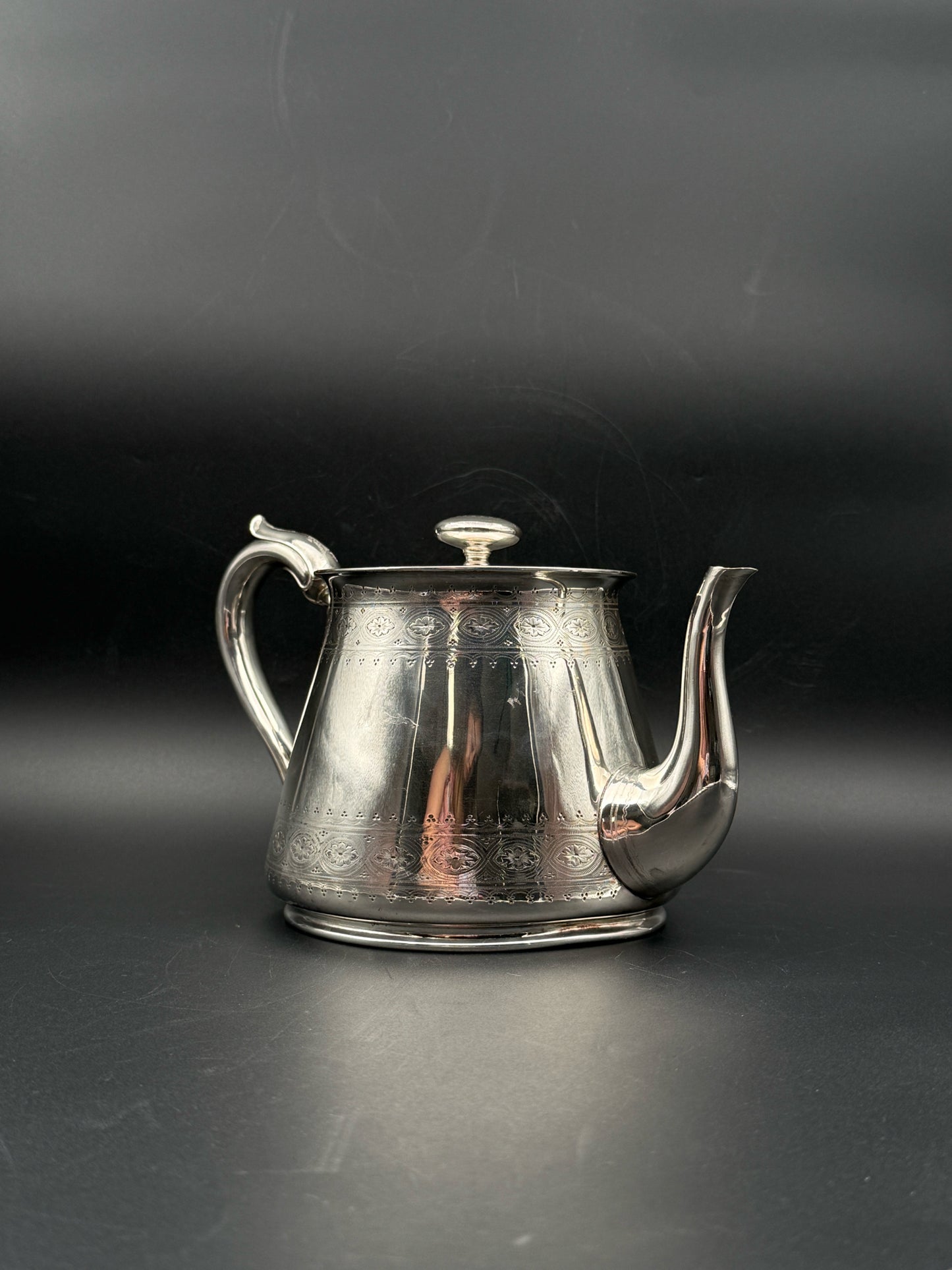 Victorian Elkington & Co Silverplate Teapot