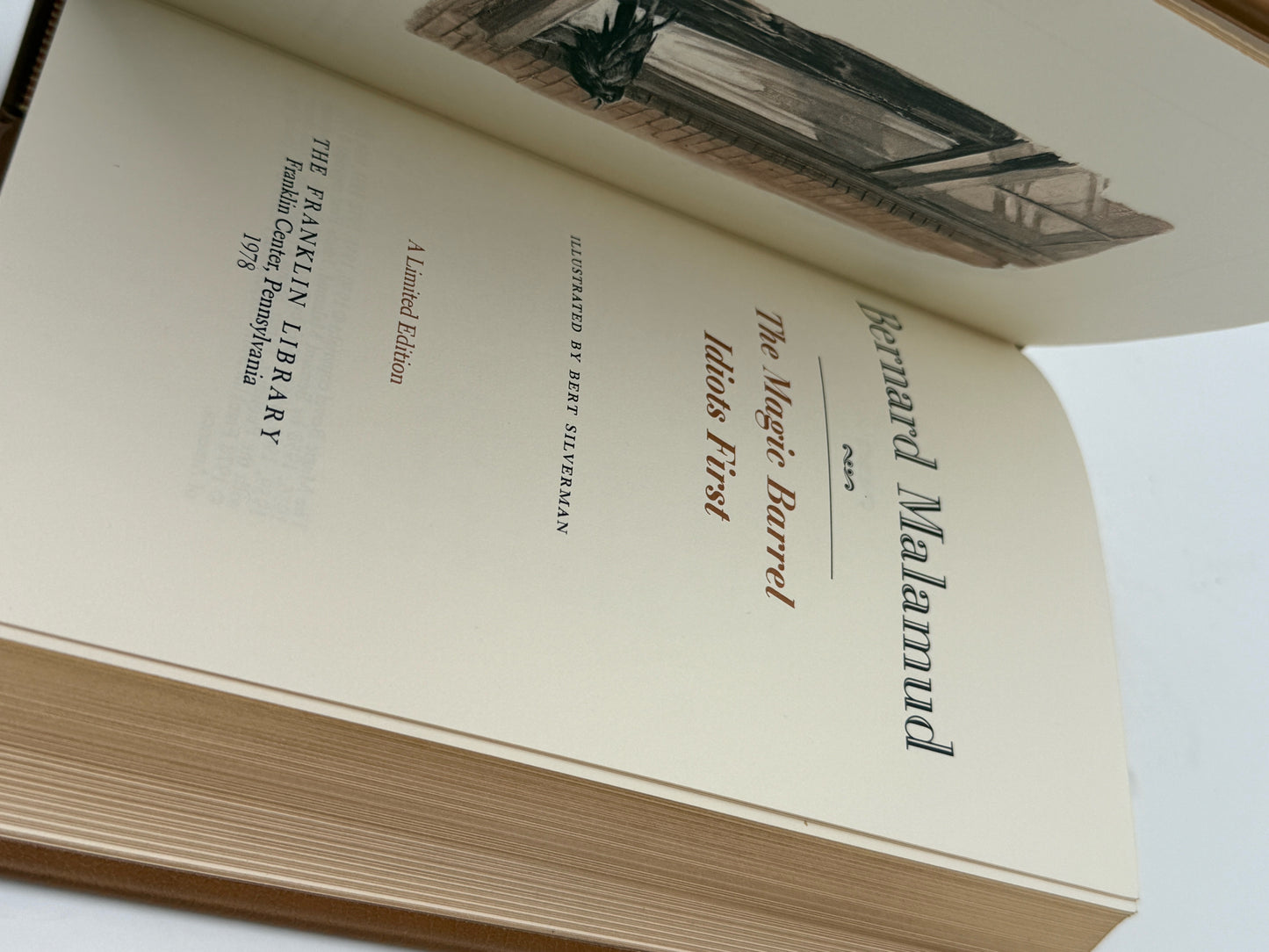 Bernard Malamud "The Magic Barrel" Hardcover Book- Franklin Edition