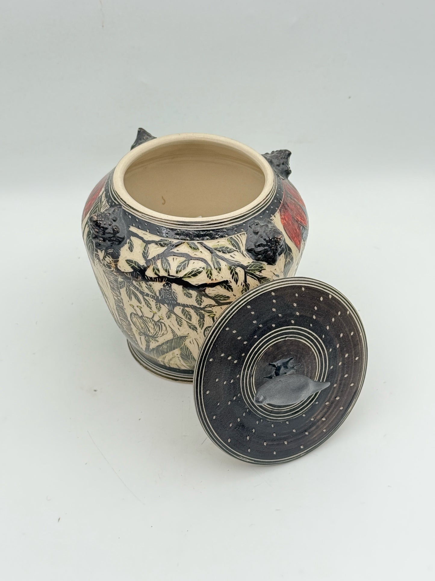 Gayle Bair Pottery Jar With Lid