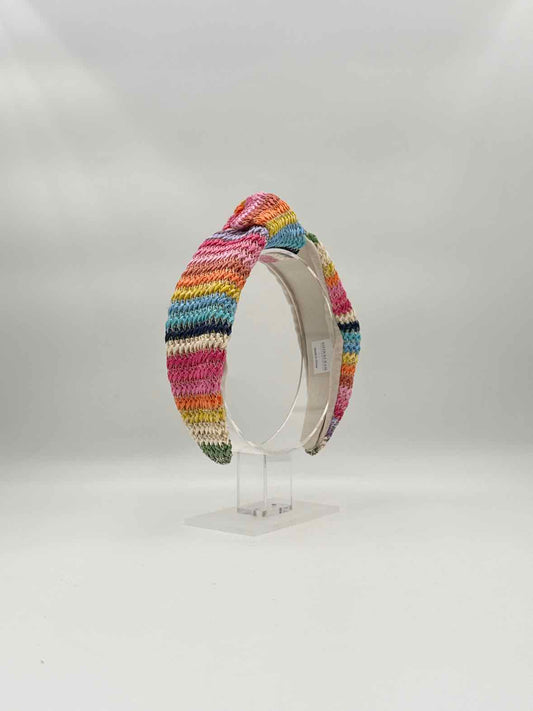 Rainbow Stripe Knotted Headband – Hair Accessory