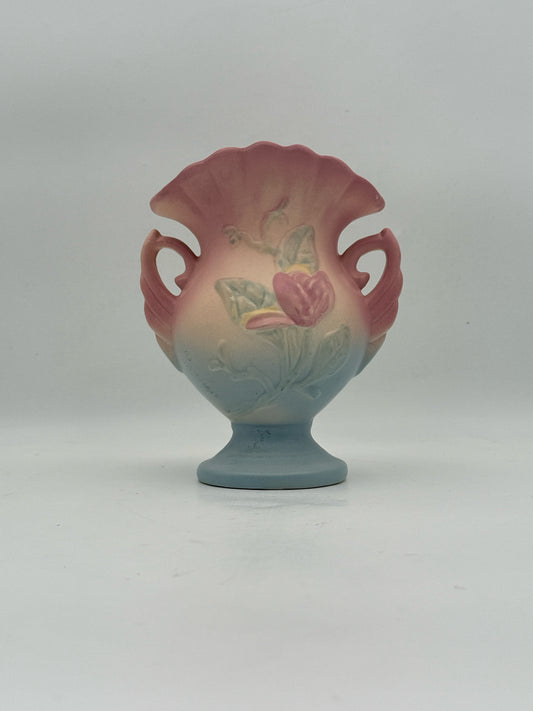 Vintage Hull Magnolia Double Handle Vase