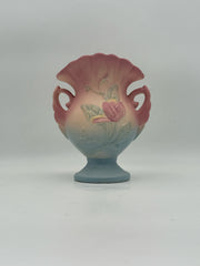 Vintage Hull Magnolia Double Handle Vase