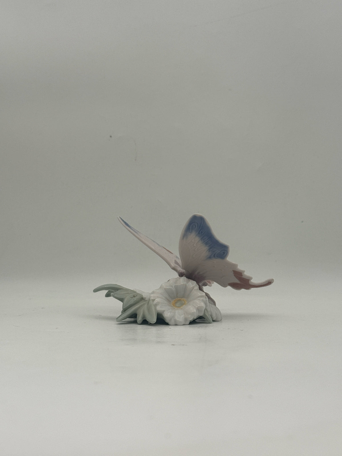 Lladro Graceful Landing Butterfly Figurine