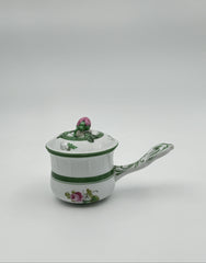 Herend Pot de Crème with Handle – Vienna Rose Design