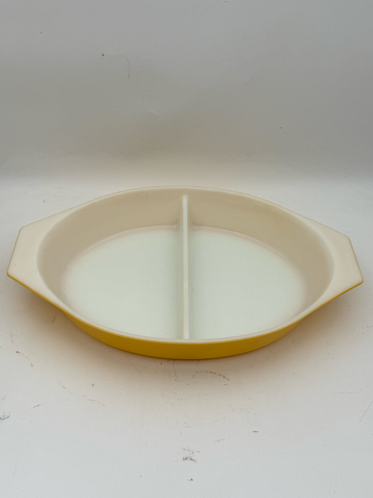Pyrex Sunflower Divided Casserole Dish 1.5 Quart
