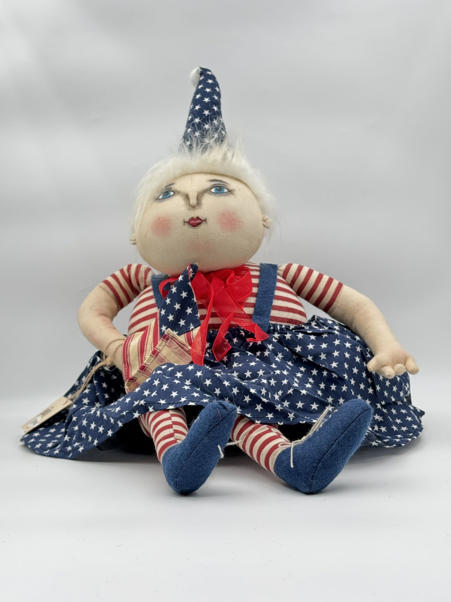 Freedom Fran Patriotic Soft Sculpture Doll by Joe Spencer