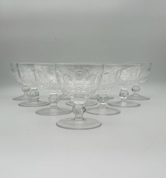 Waterford Crystal Colleen Short Stem Cocktail Glasses- Set Of 10