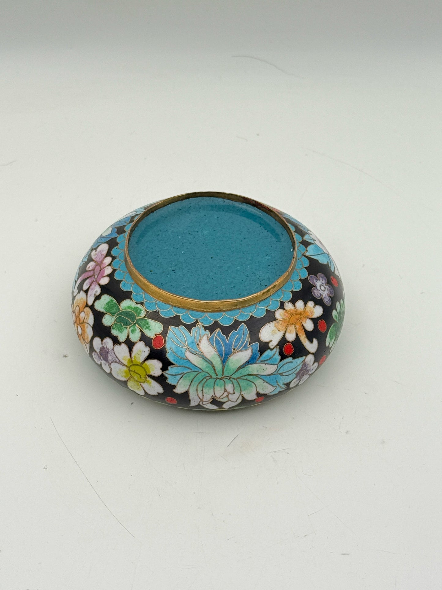 Vintage Cloisonne Bowl With Lid
