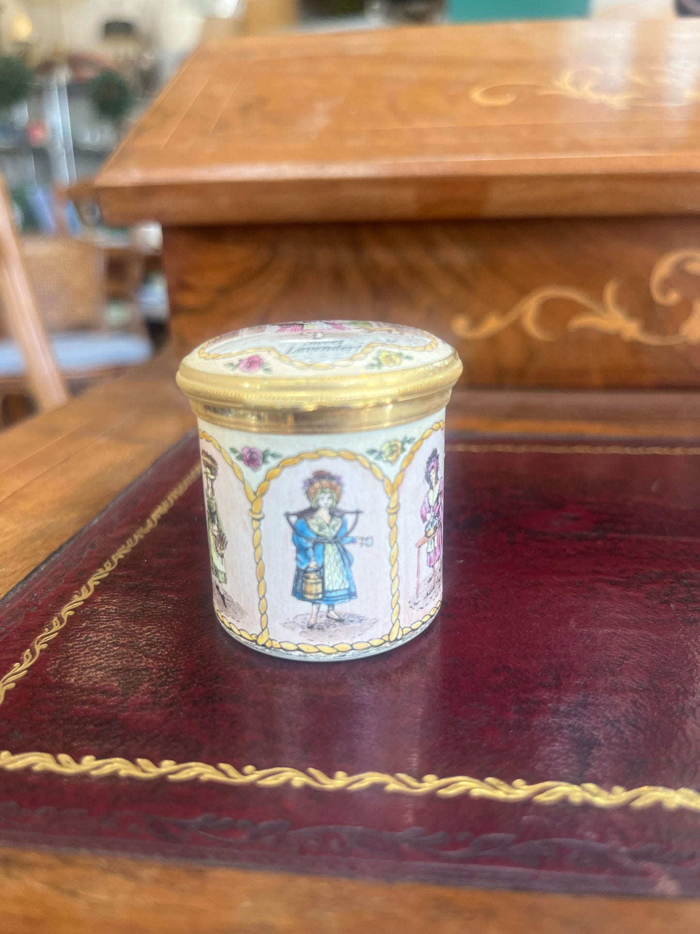 Halcyon English Enamel  Box