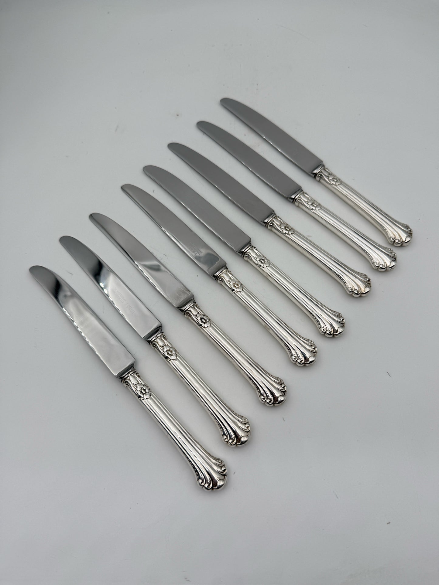 Towle "Silver Plume" Sterling Flatware Set With Box- 40 Pieces