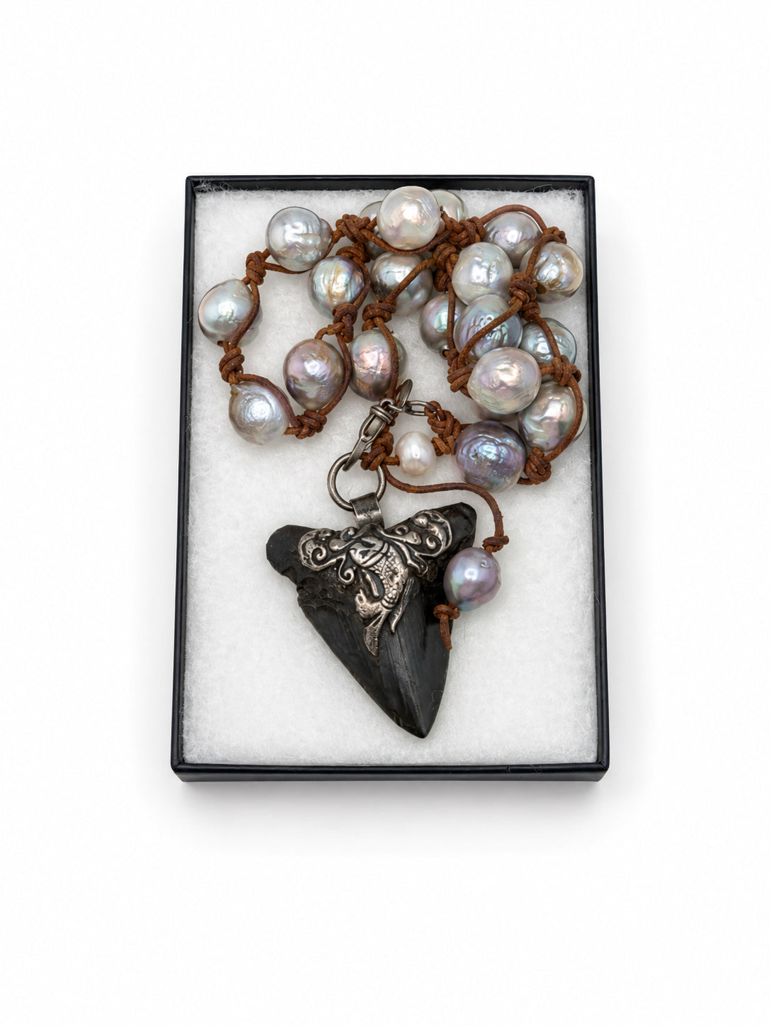 Dalia Sterling Silver And Pearl Necklace
