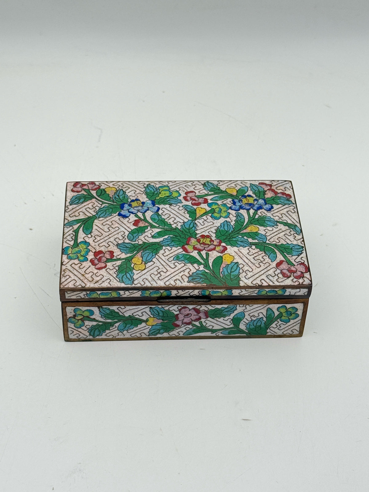 Cloissone Jewelry Or Trinket Box