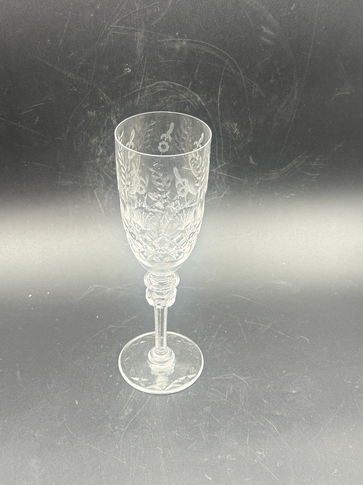 Rogaska Gallia Champagne Flutes- Set Of 8