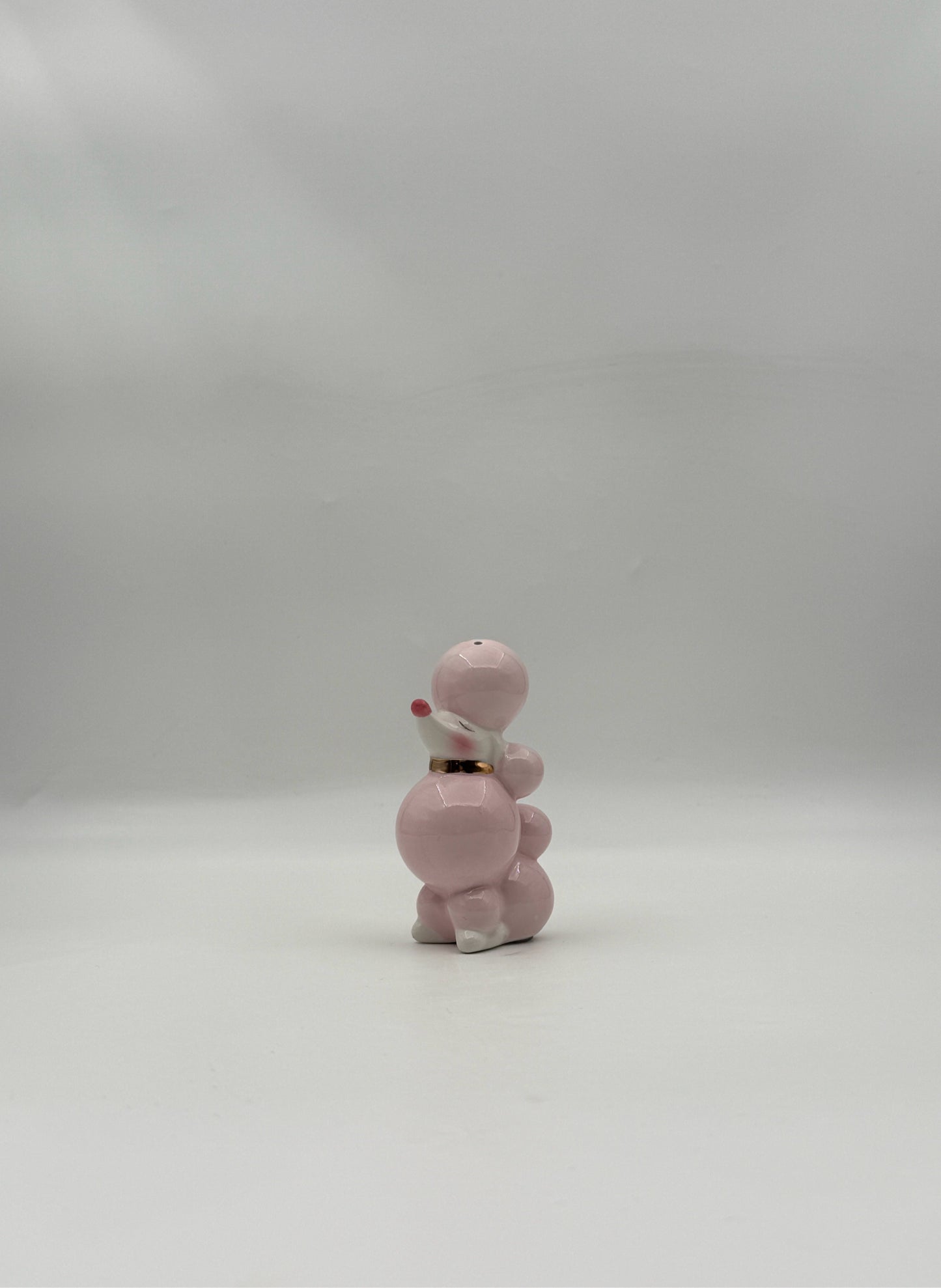 Pink Poodle Salt & Pepper Shakers – Cute Ceramic Kitchen Set