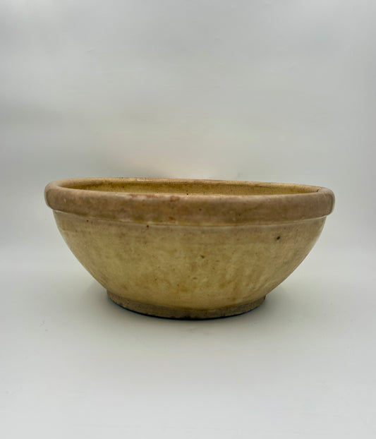Antique  19th Century American Stoneware Bowl – Rustic Southern Origin