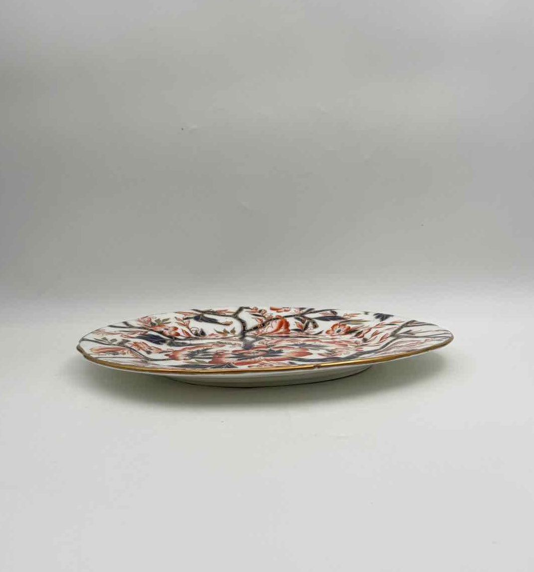 Vintage 19th Century Victorian Imari Plates Set of 2 Mellor England