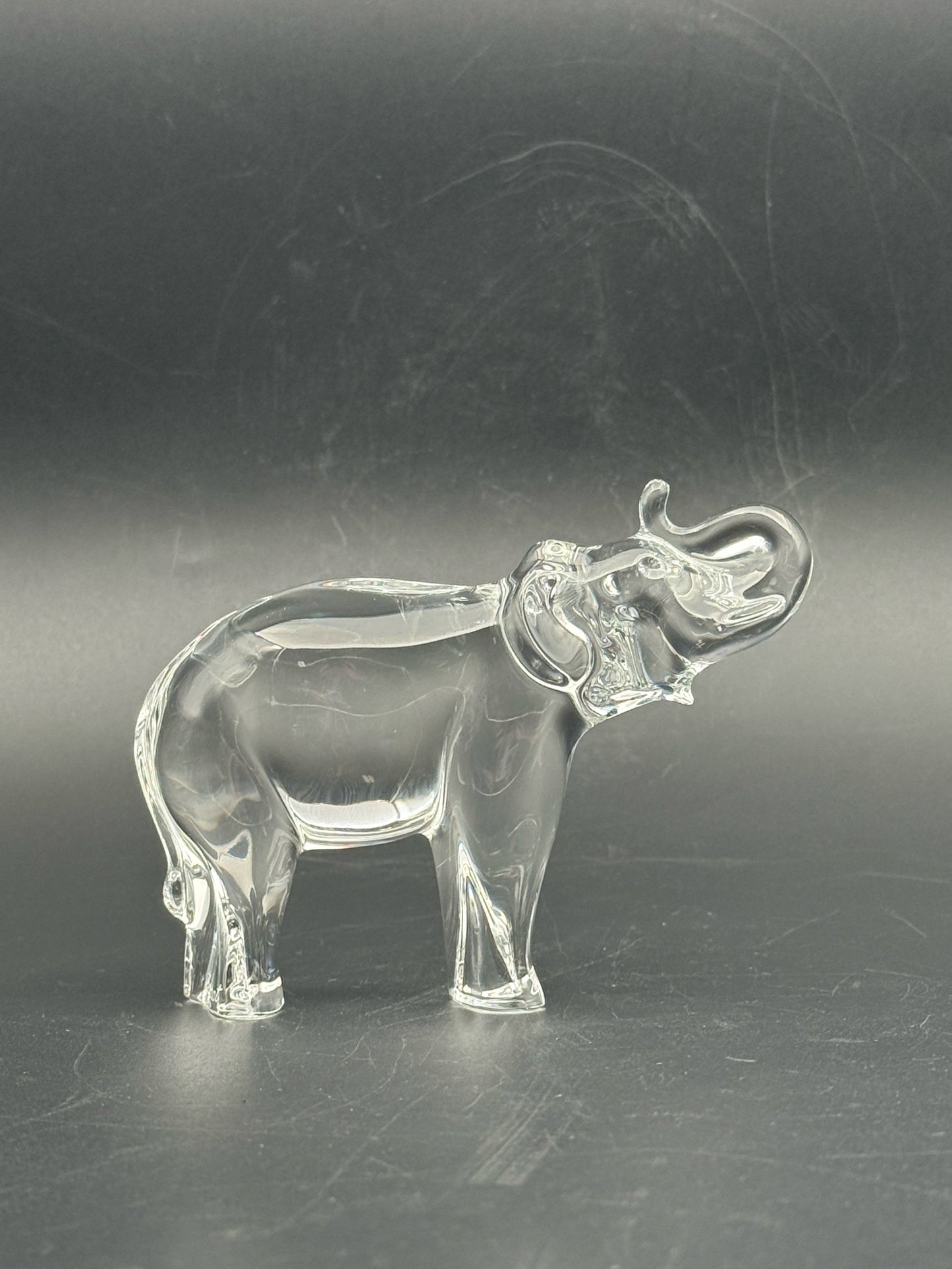 Baccarat Crystal Elephant Figurine