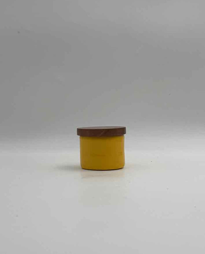 Primary Color Pinch Pots with Wood Lids Set of 4 Kitchenware