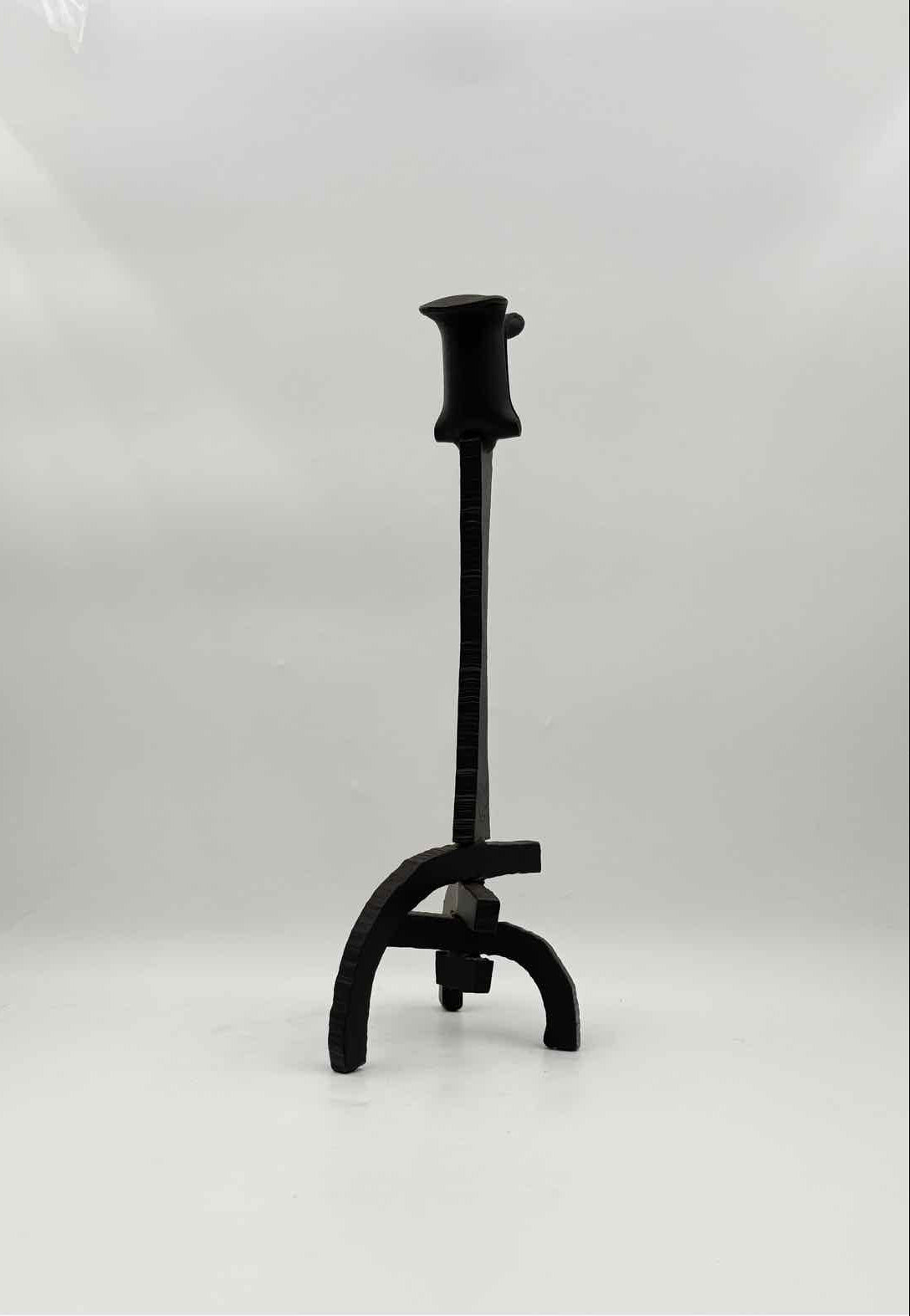 Ahwahnee Hotel Yosemite Wrought Iron Tulip Candlesticks – Pair