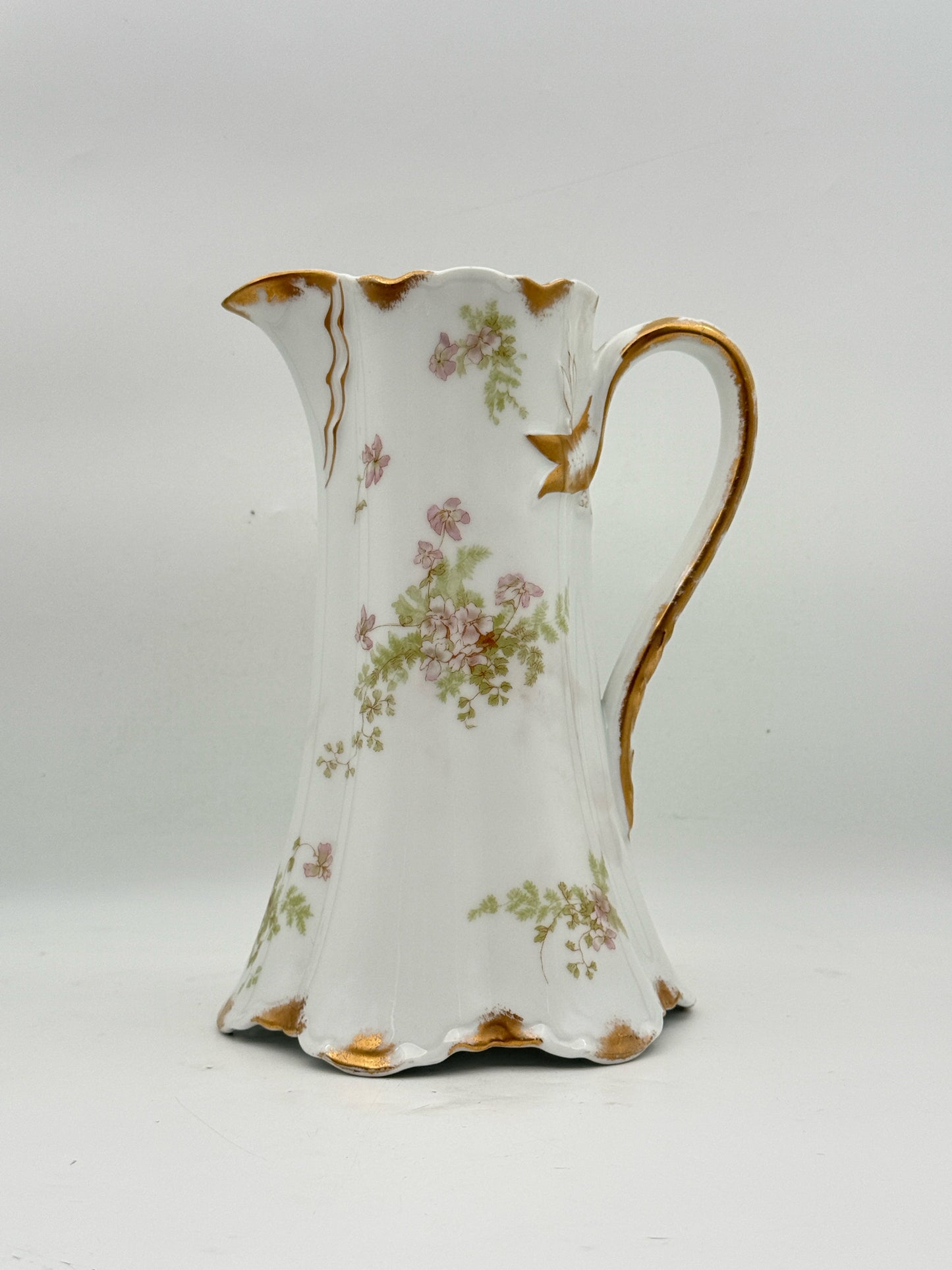 Haviland Limoges Floral Pitcher