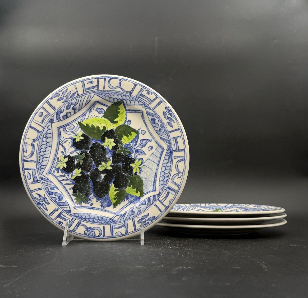 Gien Dessert Plates- Set Of 4