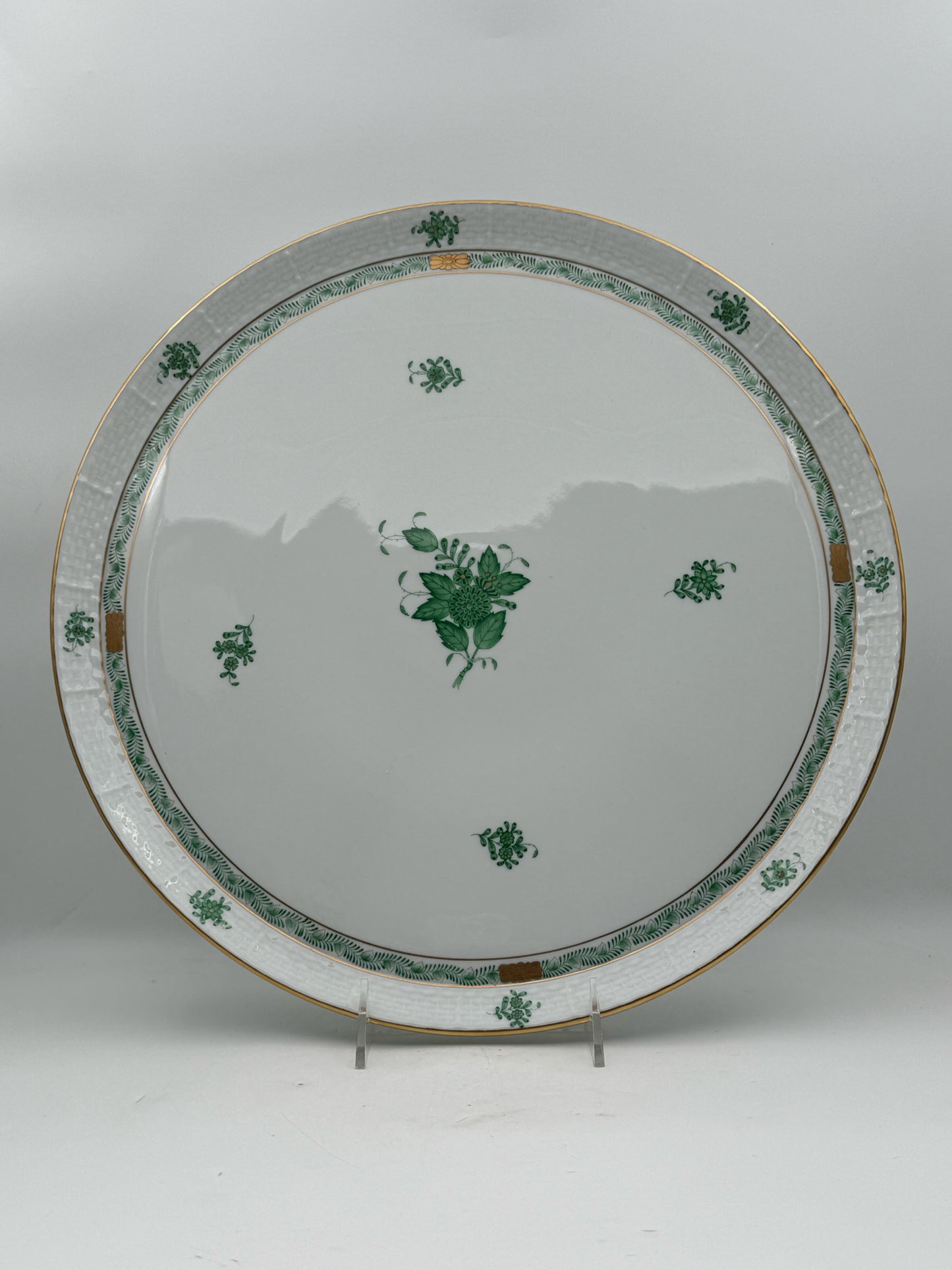 Herend Chinese Bouquet 7 Piece Hor D'oeurve Set