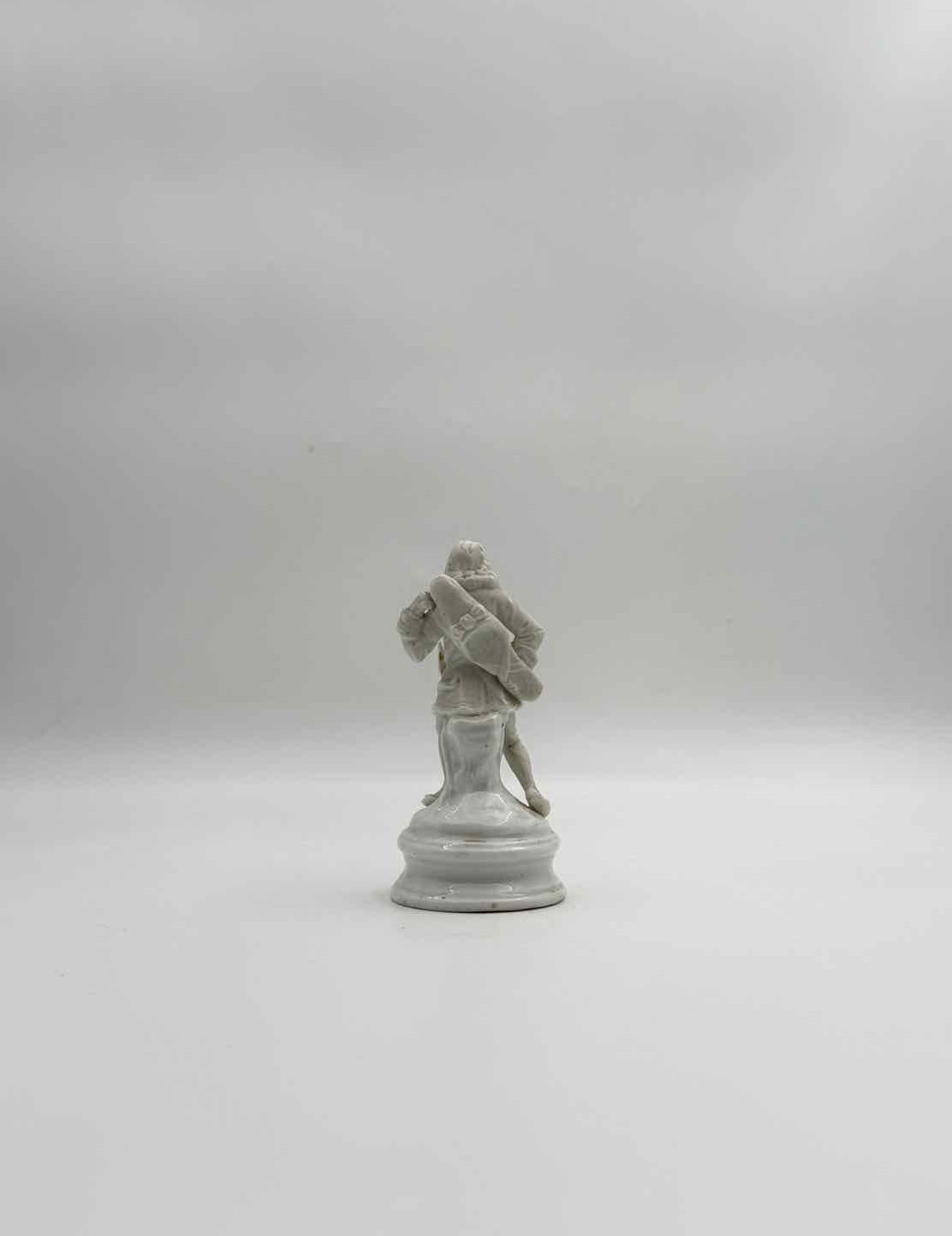 Antique 19th Century French Style Porcelain Marble Figurine Decor Art