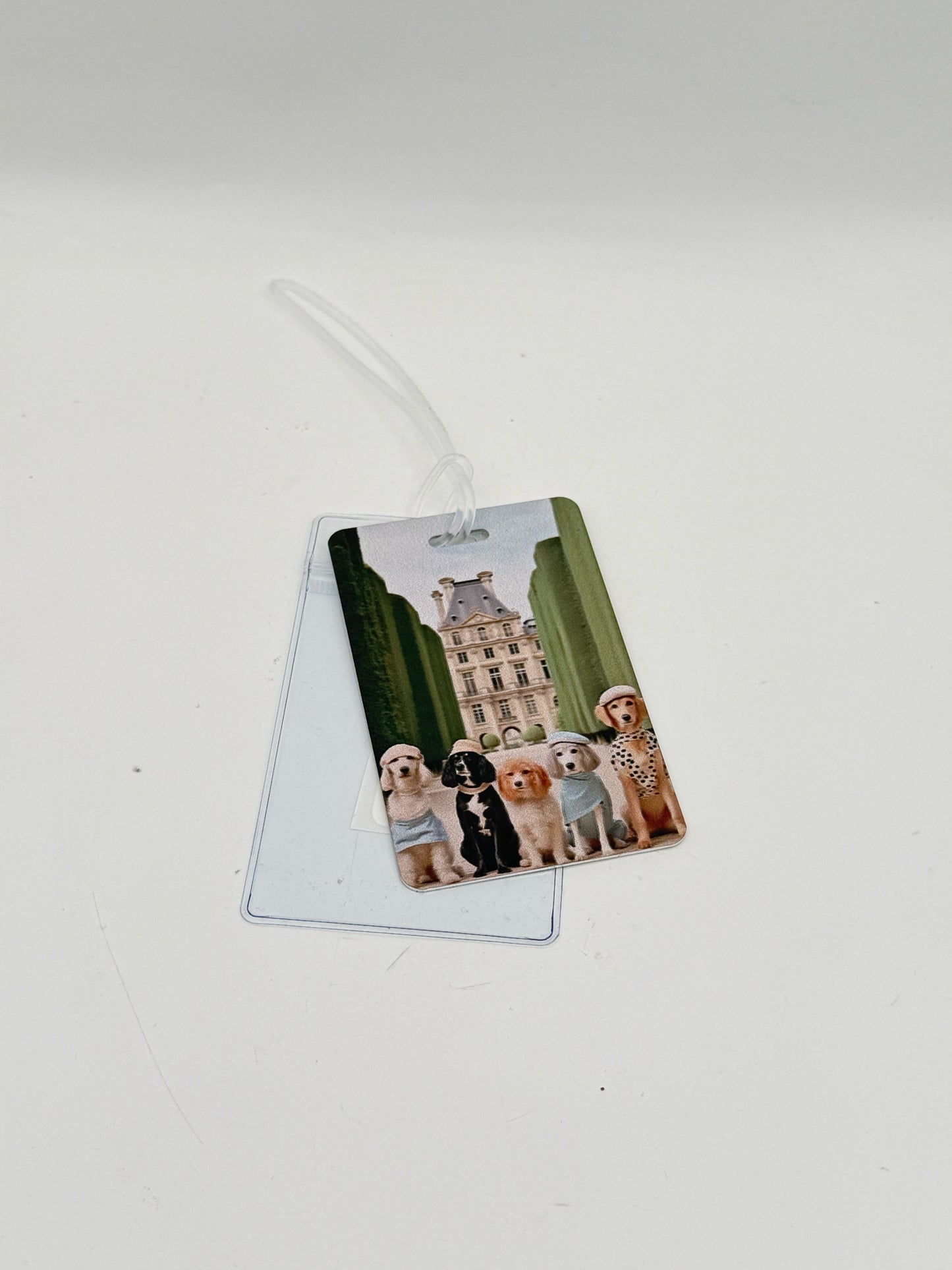Pups in Paris Bag Tag