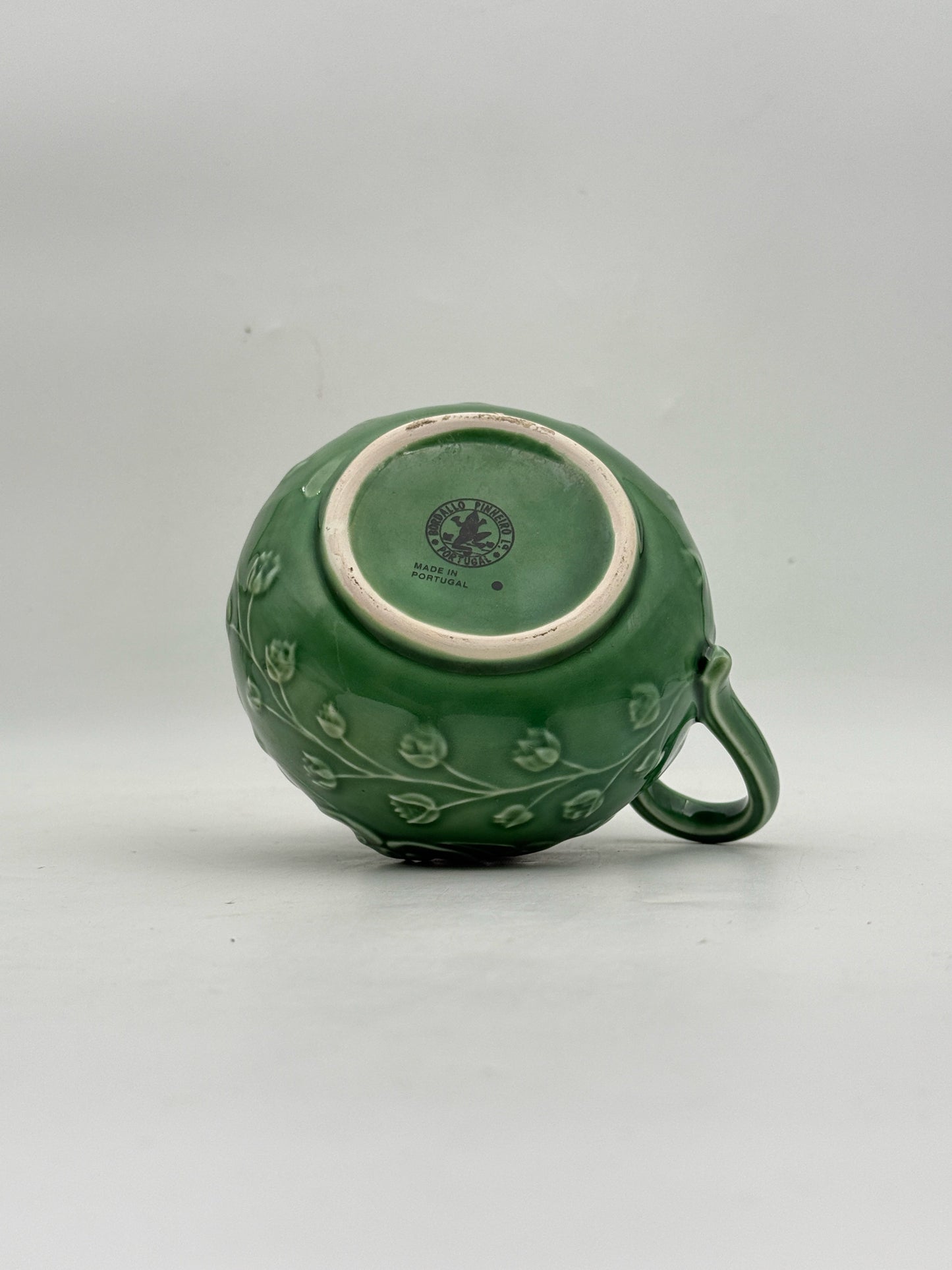 Bordallo Green Frog Jug Pitcher