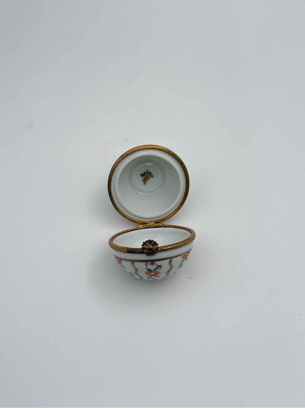 Antique Limoges Handpainted Trinket Box