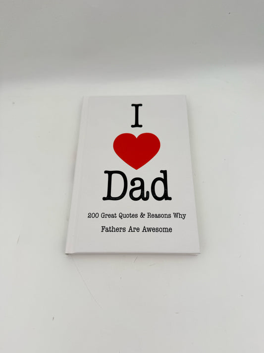 I Love Dad Quotation Book