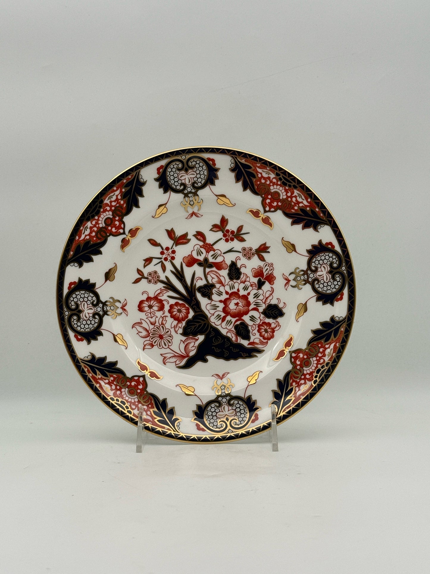 Royal Crown Derby "Derby Japan" Imari Salad Plates- Set Of Two