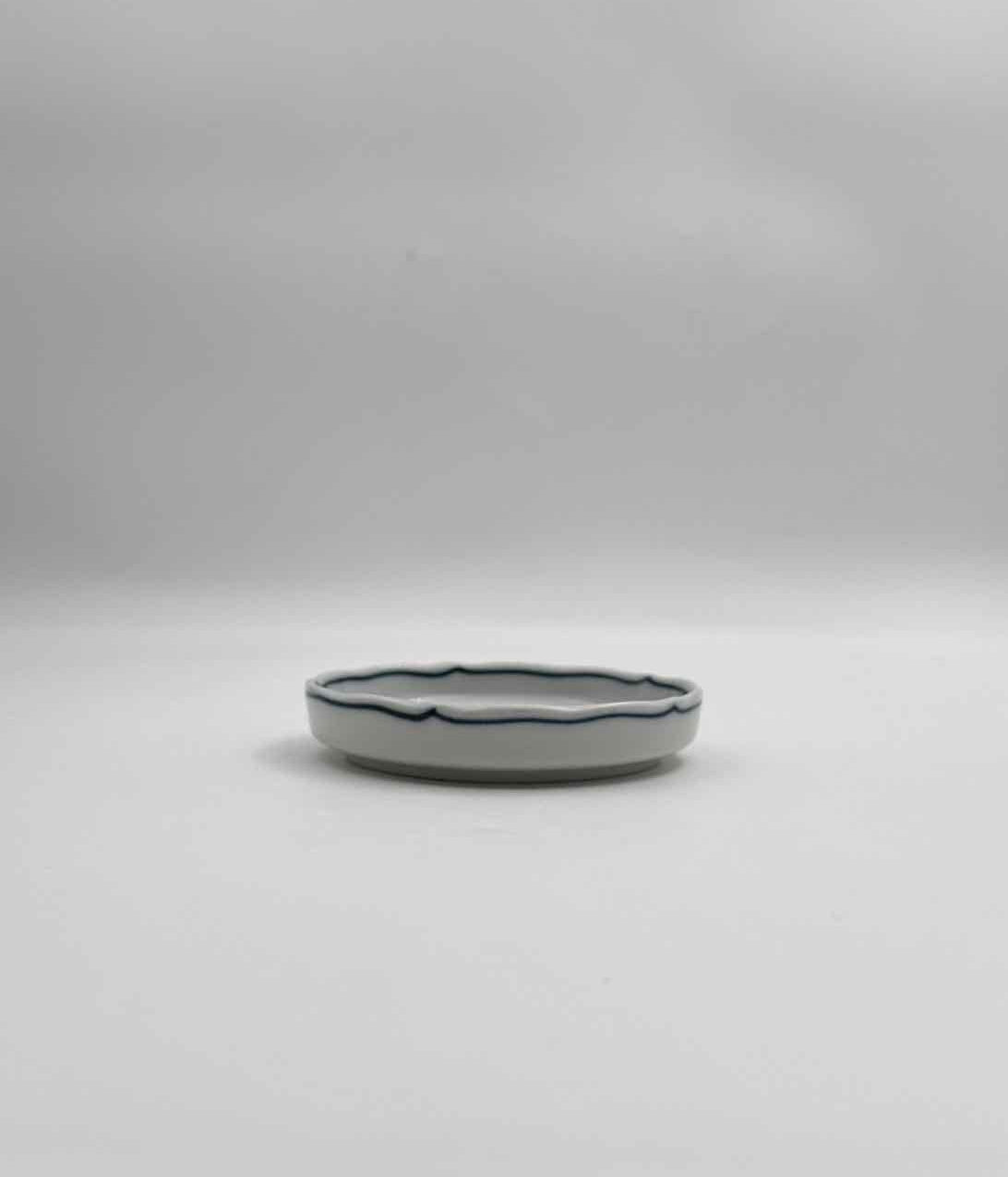 Blue Danube Round Butter Pat Coaster Blue Onion China