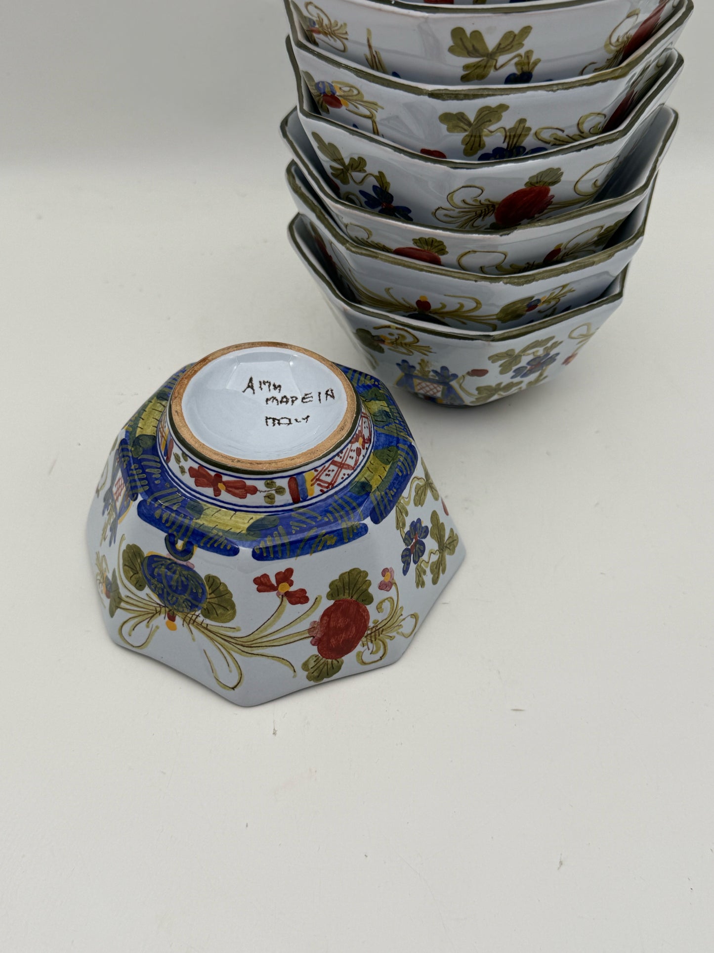Sigma Blue Carnation 8 Person Dinnerware Set- 48 Pieces