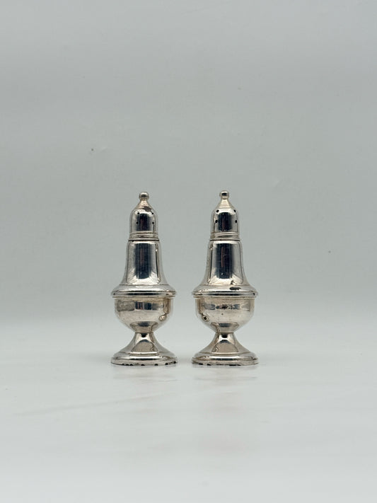 Empire Sterling Silver Salt And Pepper Shakers