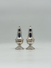 Empire Sterling Silver Salt And Pepper Shakers