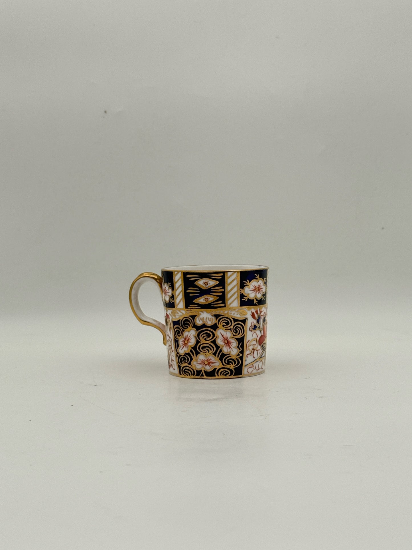 Royal Crown Derby Traditional Imari Coffee Cup And Saucer