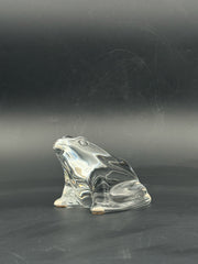 Baccarat Crystal Frog Figurine