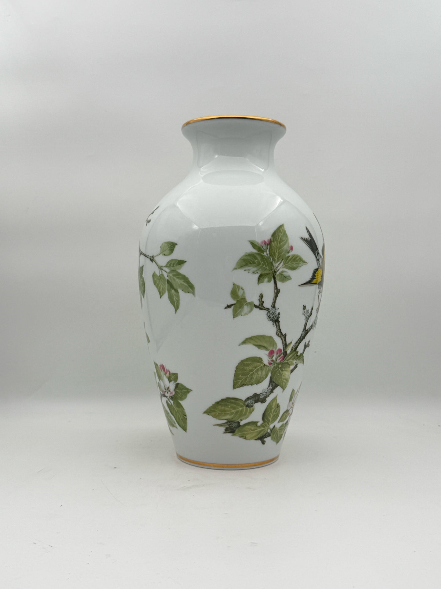 Franklin Porcelain "The Woodland Bird Vase"
