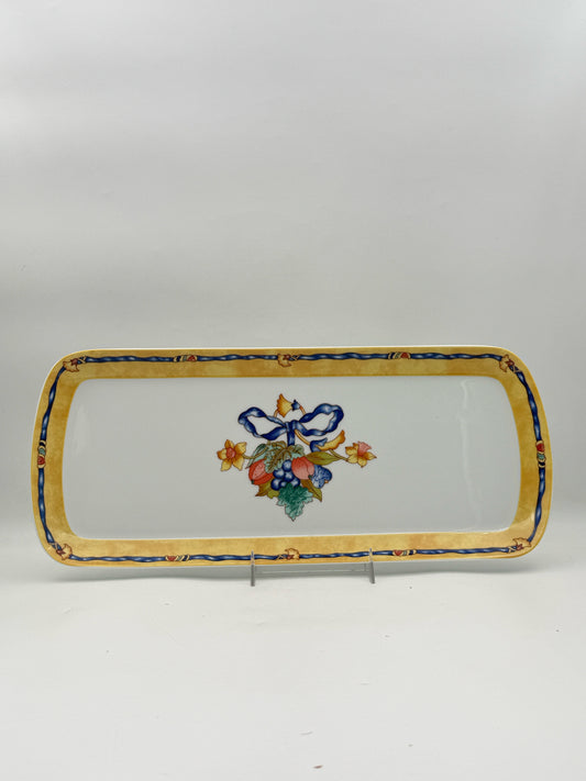 Bernardaud "Borghese" Yellow Rim Bread Platter
