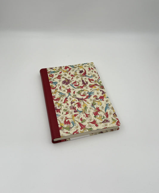 Florentine Large Hardcover Notebook – Florentia – Leather Spine Journal