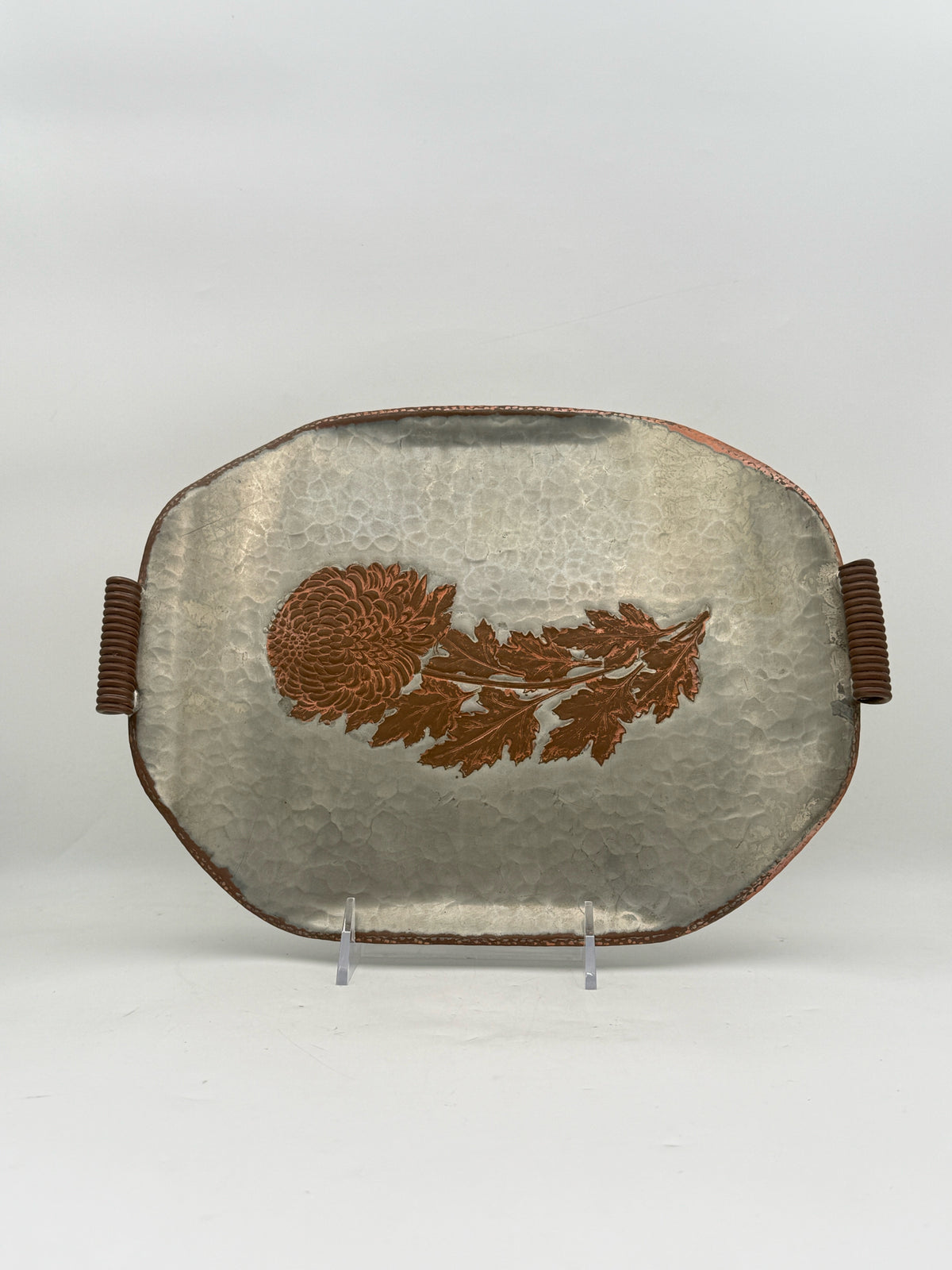 Mid Century Continental Beaten Copper Tray